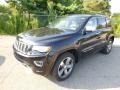 2015 Brilliant Black Crystal Pearl Jeep Grand Cherokee Overland 4x4  photo #2