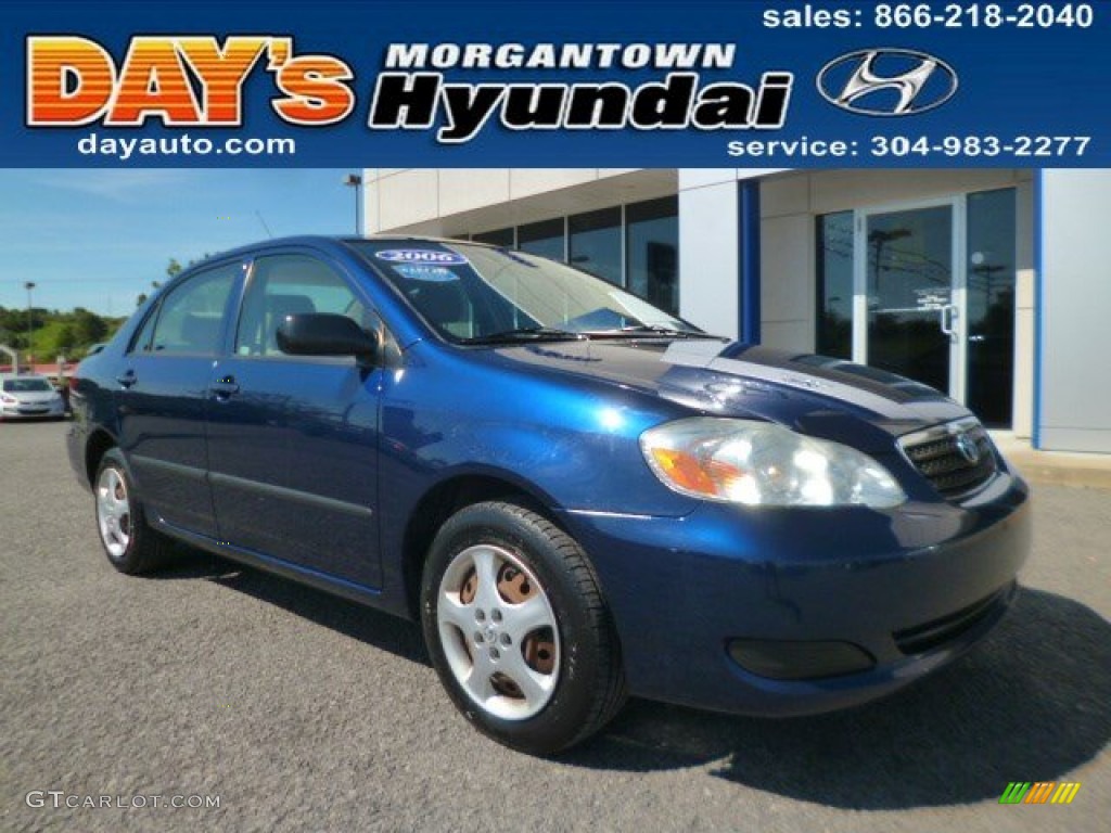 2006 Corolla CE - Indigo Ink Pearl / Beige photo #1