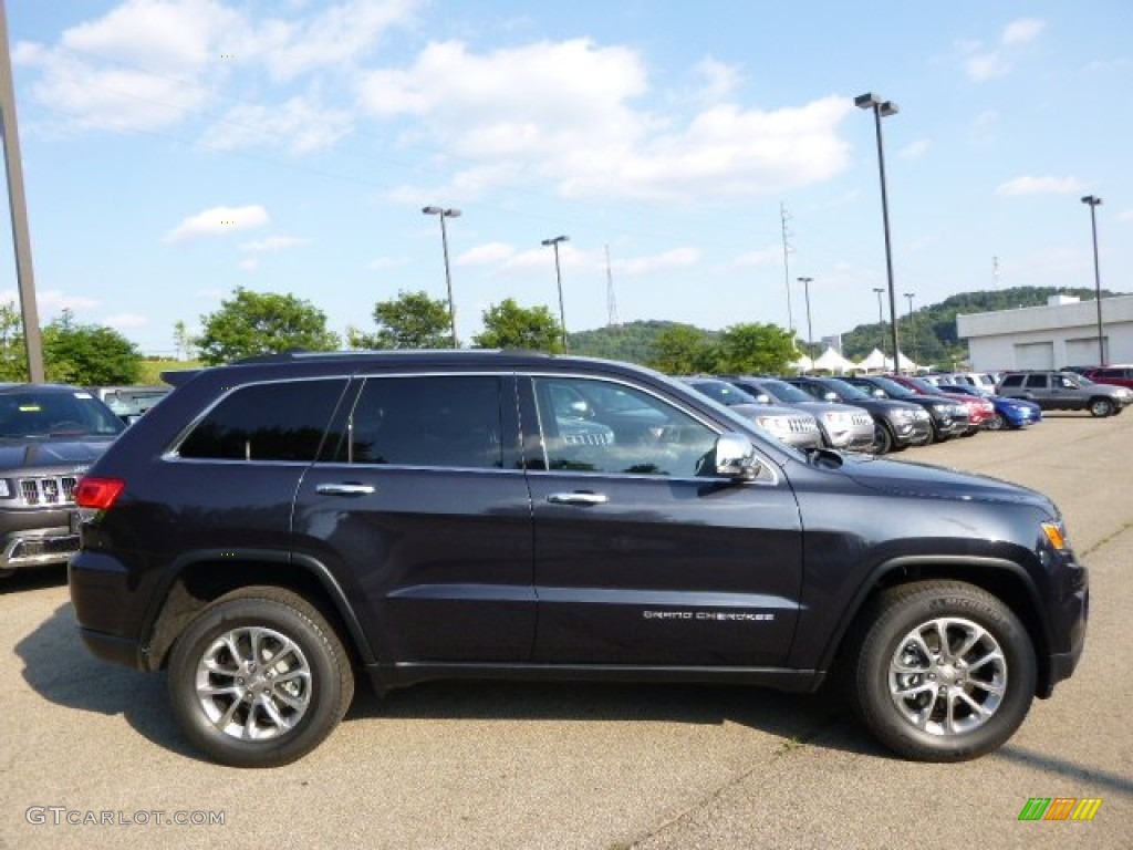 Maximum Steel Metallic 2015 Jeep Grand Cherokee Limited 4x4 Exterior Photo #96728193