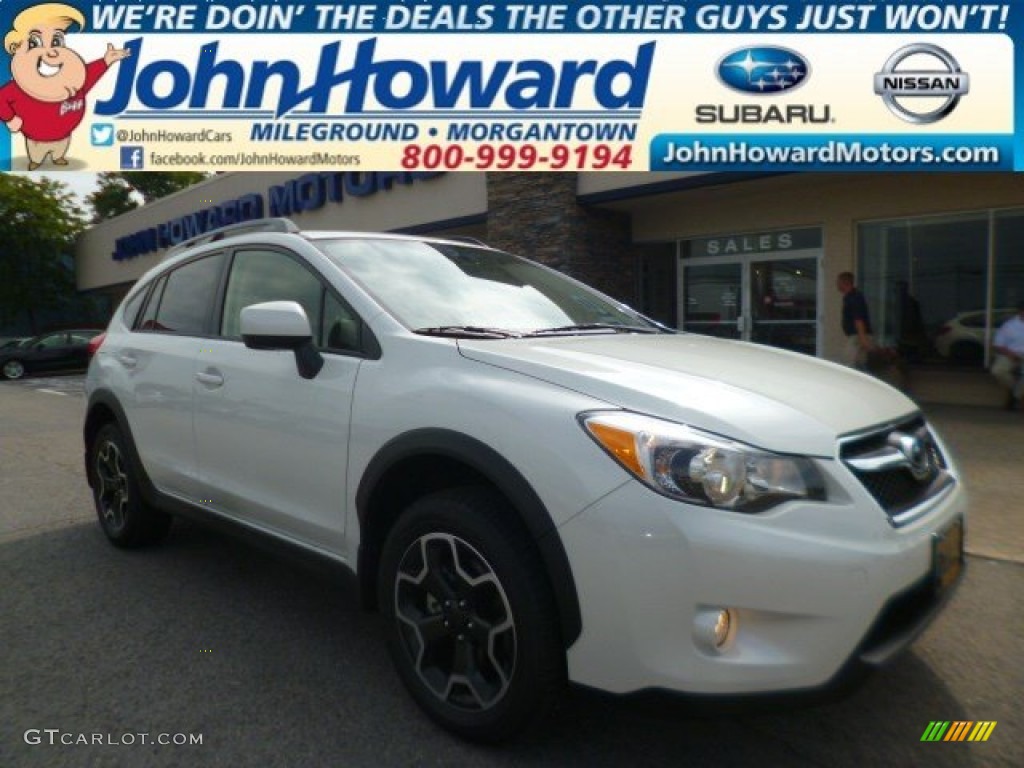 2014 XV Crosstrek 2.0i Limited - Satin White Pearl / Ivory photo #1