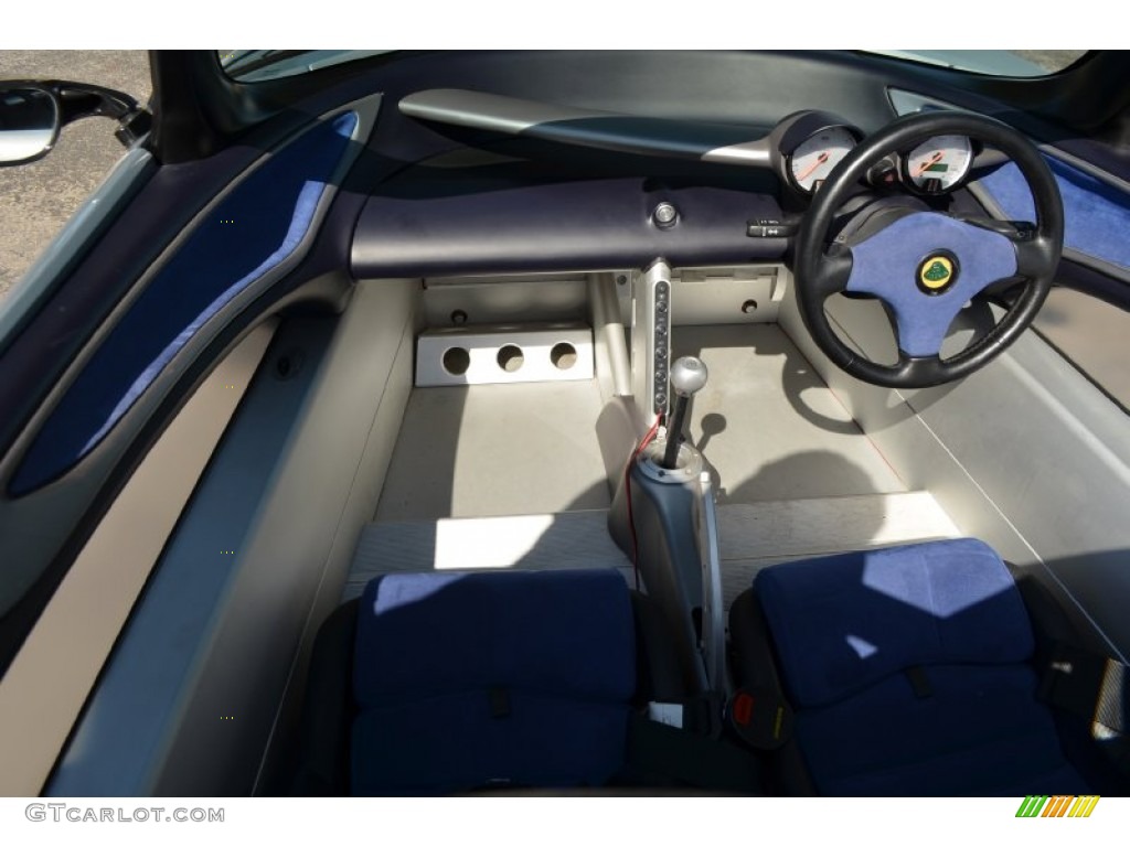 Black/Blue Interior 2000 Lotus Elise 340R Photo #96729583