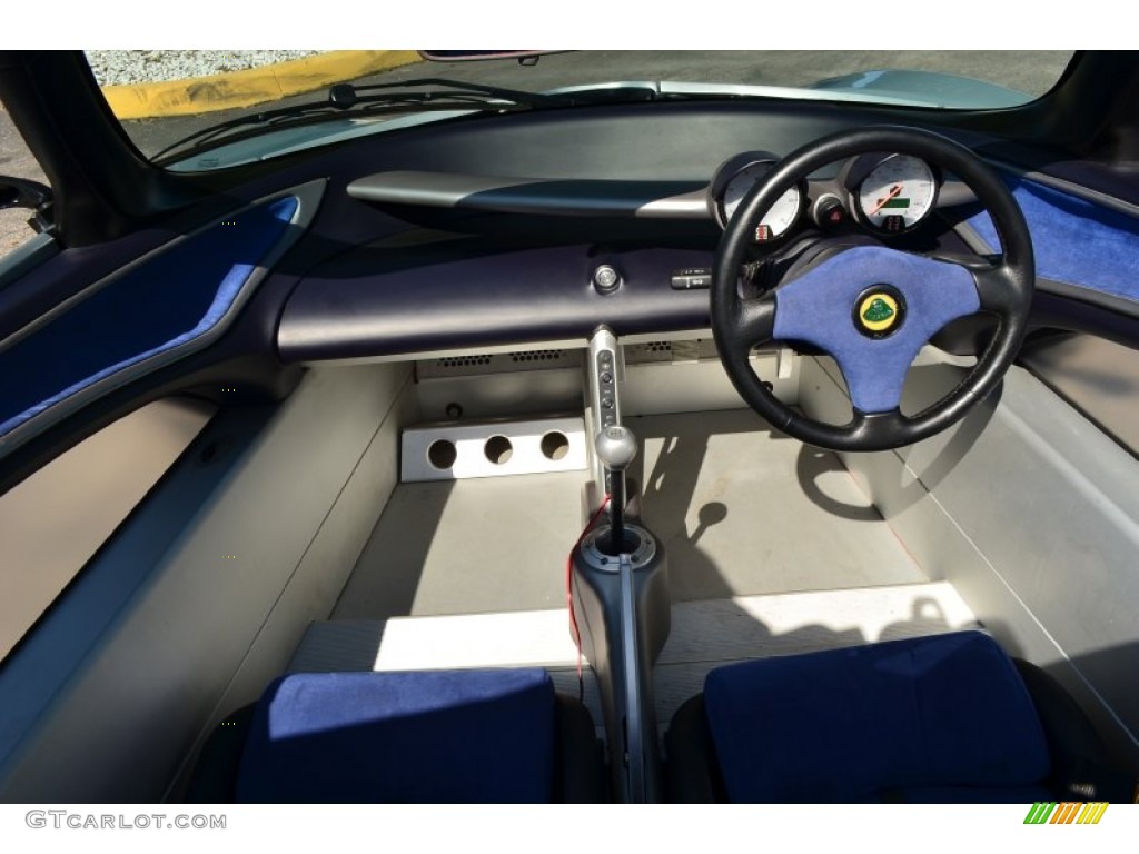 Black/Blue Interior 2000 Lotus Elise 340R Photo #96729607