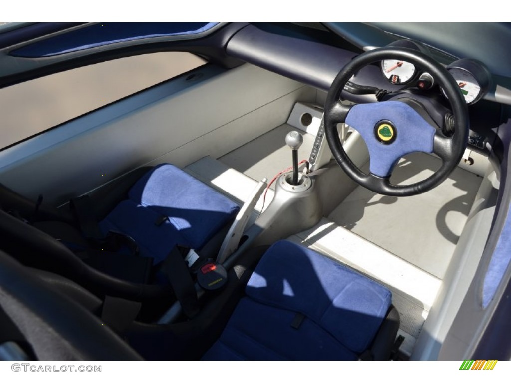Black/Blue Interior 2000 Lotus Elise 340R Photo #96729676