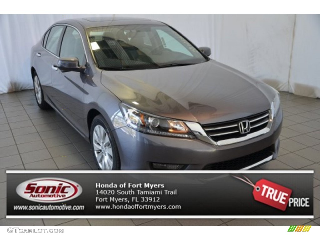 2014 Accord EX Sedan - Modern Steel Metallic / Gray photo #1