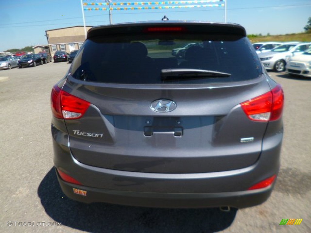 2015 Tucson GLS AWD - Shadow Gray / Black photo #6