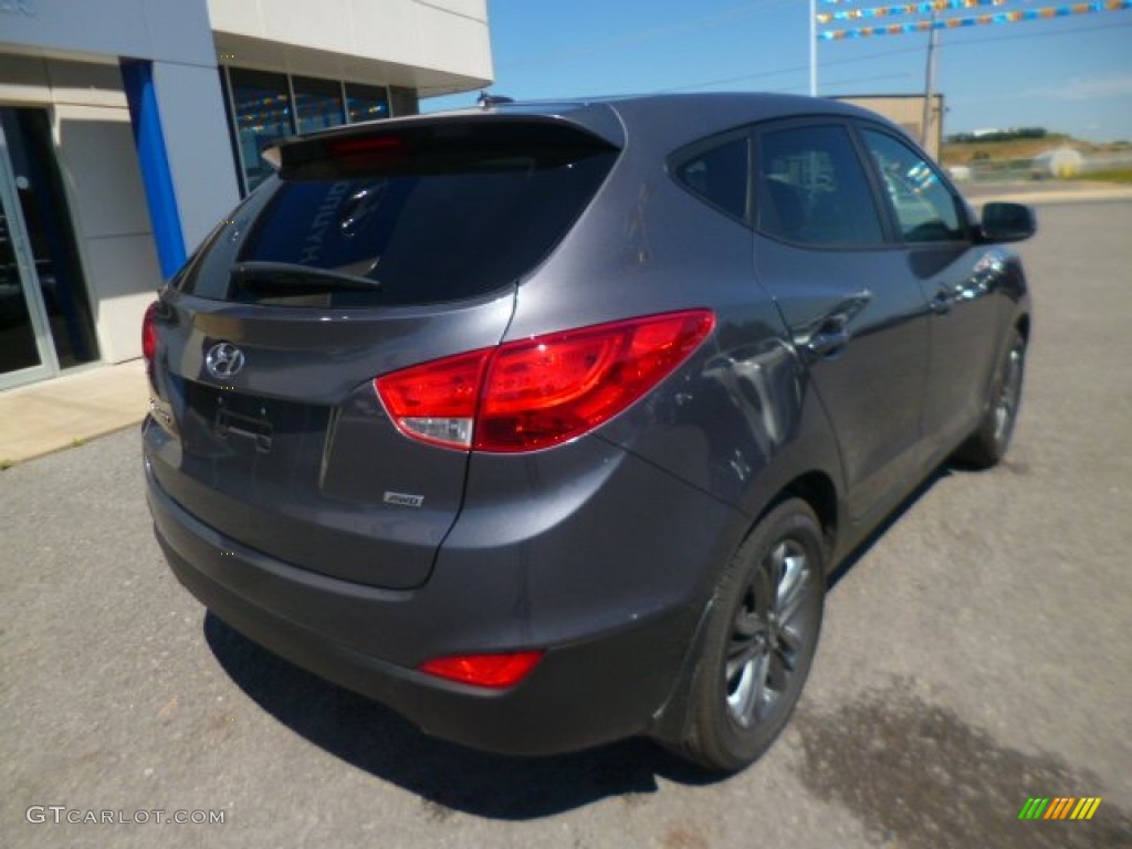 2015 Tucson GLS AWD - Shadow Gray / Black photo #7
