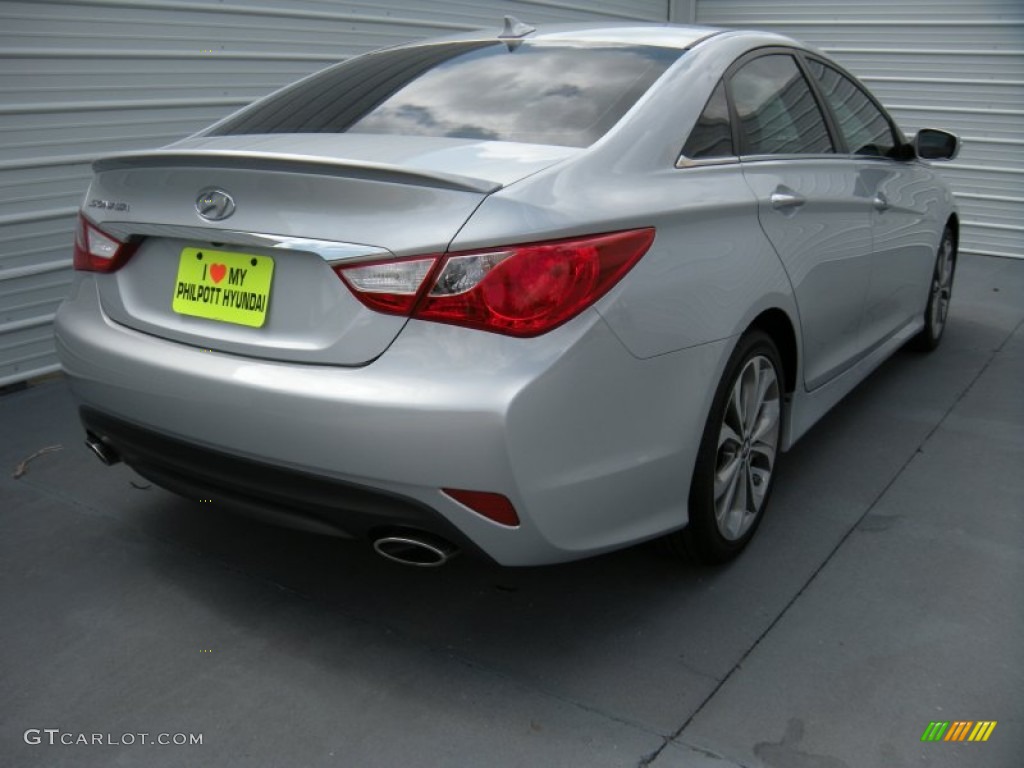 2014 Sonata SE - Radiant Silver / Gray photo #4