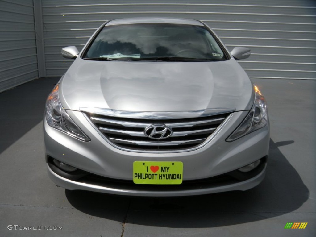 2014 Sonata SE - Radiant Silver / Gray photo #8