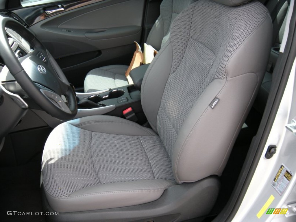 2014 Sonata SE - Radiant Silver / Gray photo #22