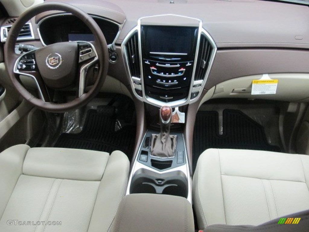 2015 Cadillac SRX Luxury AWD Shale/Brownstone Dashboard Photo #96733979