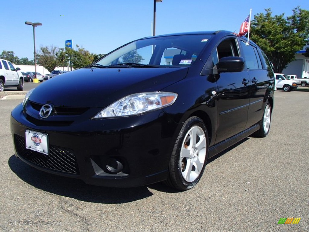 2007 MAZDA5 Sport - Brilliant Black / Black photo #1