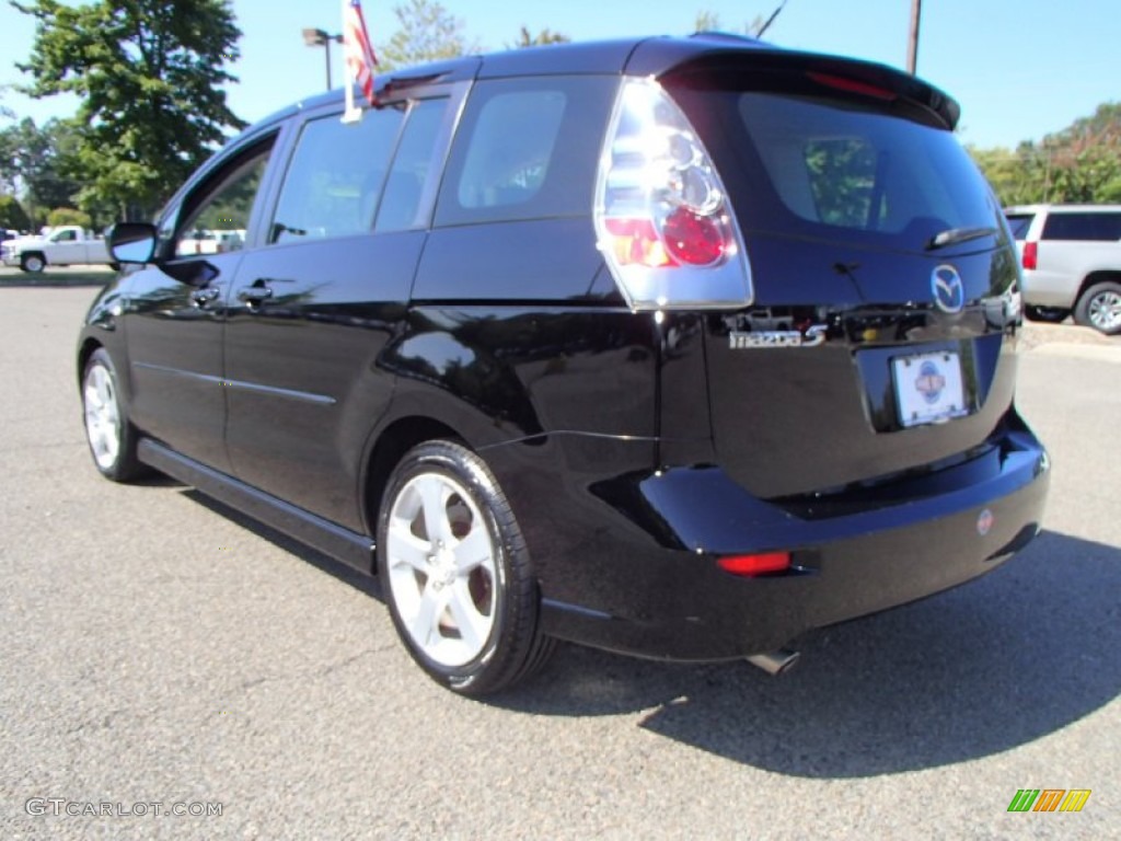 2007 MAZDA5 Sport - Brilliant Black / Black photo #6