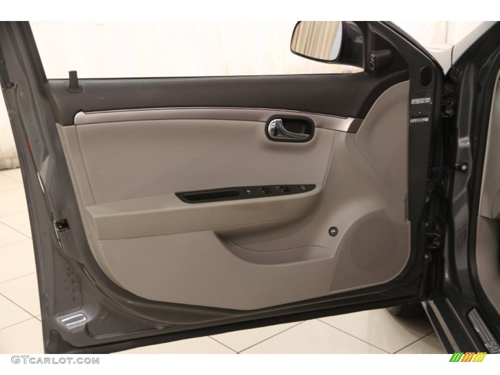 2008 Saturn Aura XE Gray Door Panel Photo #96735163