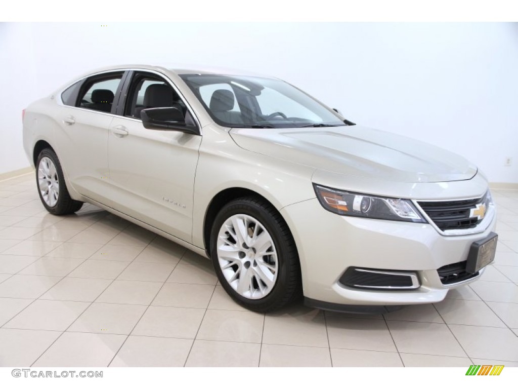 2014 Impala LS - Champagne Silver Metallic / Jet Black/Dark Titanium photo #1