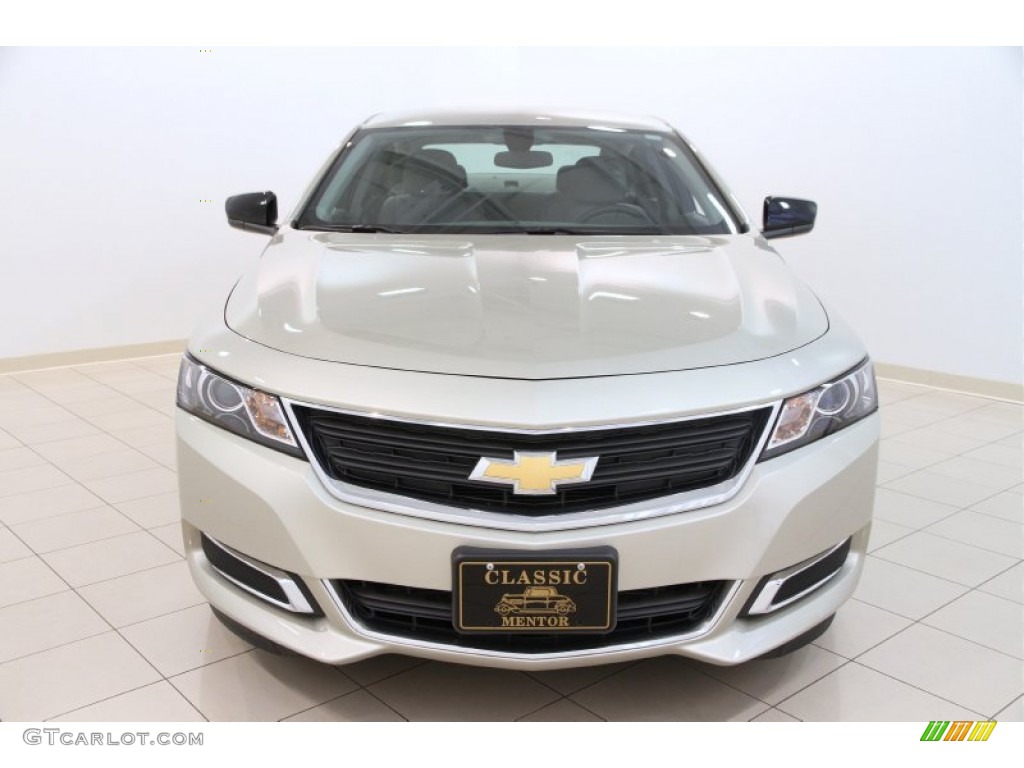 2014 Impala LS - Champagne Silver Metallic / Jet Black/Dark Titanium photo #2