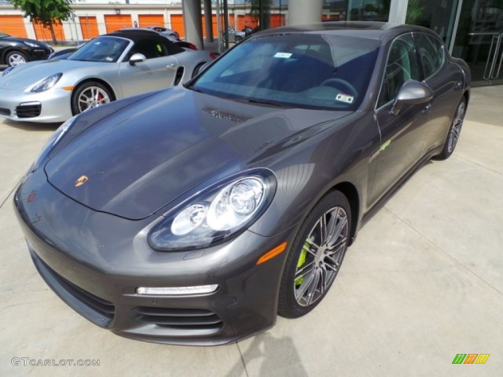 Agate Grey Metallic 2015 Porsche Panamera S E-Hybrid Exterior Photo #96743434