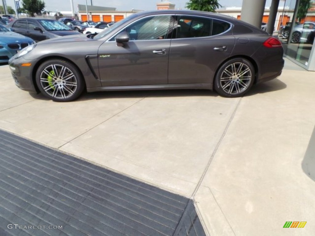 Agate Grey Metallic 2015 Porsche Panamera S E-Hybrid Exterior Photo #96743458