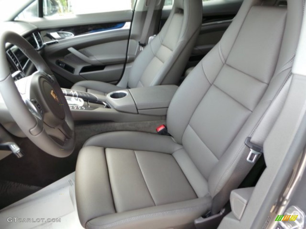Agate Grey Interior 2015 Porsche Panamera S E-Hybrid Photo #96743671
