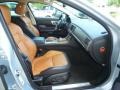 2010 Jaguar XF London Tan/Warm Charcoal Interior Front Seat Photo