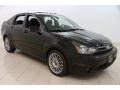 Ebony Black 2011 Ford Focus SES Sedan