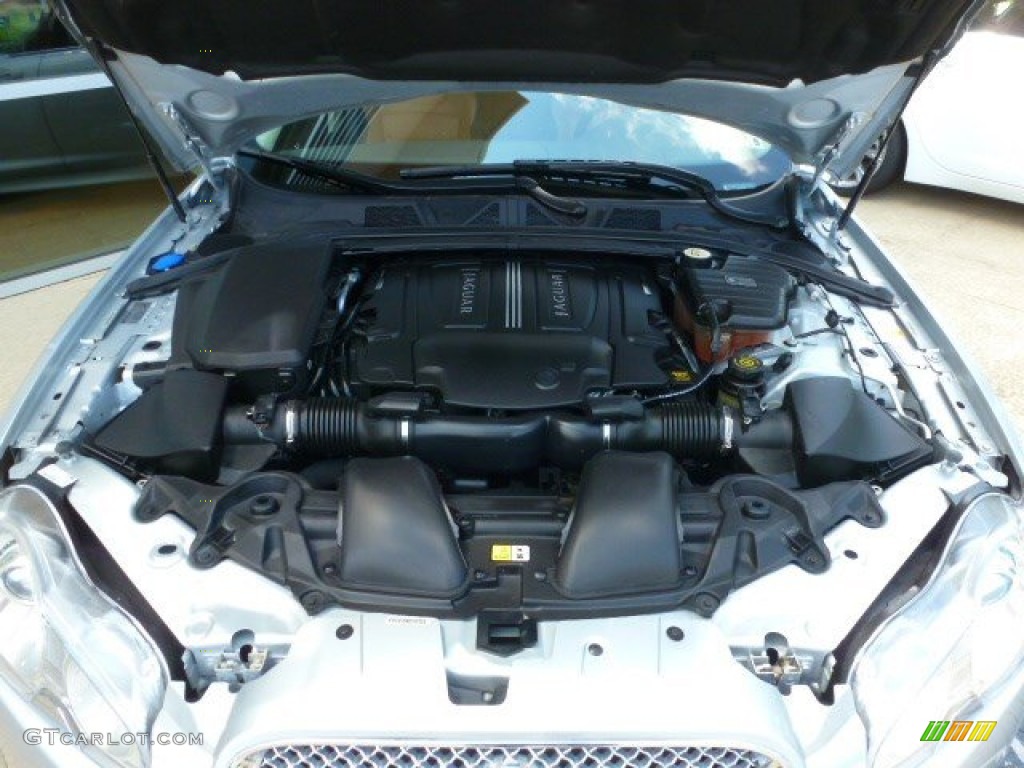 2010 Jaguar XF XFR Sport Sedan Engine Photos