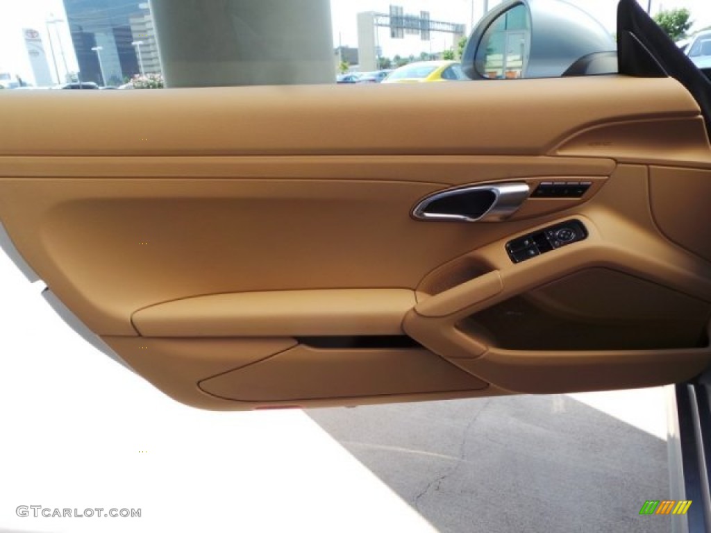 2015 Porsche Cayman Standard Cayman Model Luxor Beige Door Panel Photo #96745342