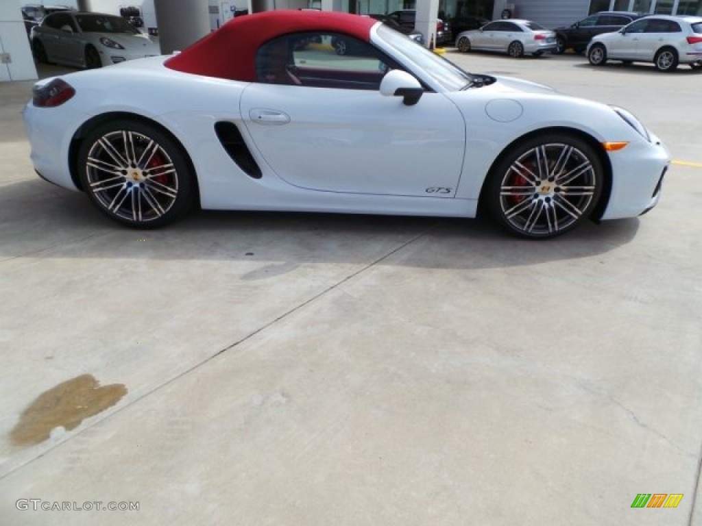 2015 Boxster GTS - White / Garnet Red Natural Leather photo #8