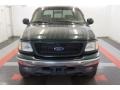 2002 Dark Highland Green Metallic Ford F150 XLT SuperCrew 4x4  photo #3