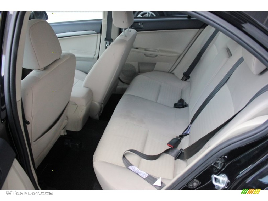 2012 Mitsubishi Lancer ES Rear Seat Photo #96747646