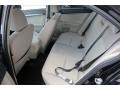 2012 Mitsubishi Lancer Beige Interior Rear Seat Photo