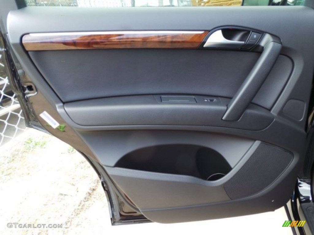 2015 Audi Q7 3.0 Premium quattro Black Door Panel Photo #96747811