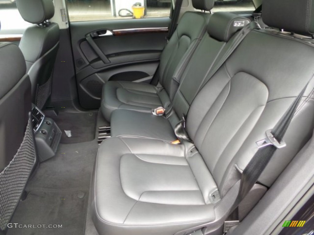 Black Interior 2015 Audi Q7 3.0 Premium quattro Photo #96747854
