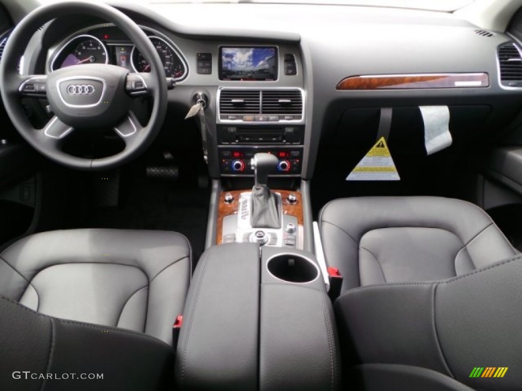 2015 Audi Q7 3.0 Premium quattro Black Dashboard Photo #96747874