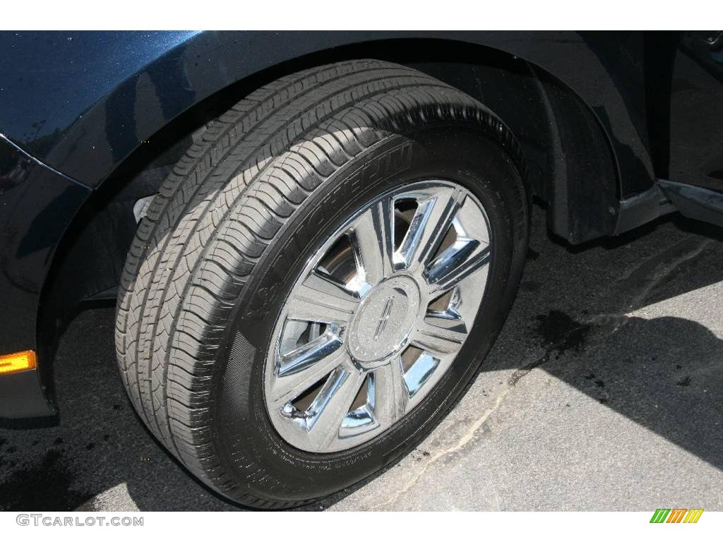 2008 MKX AWD - Dark Ink Blue Metallic / Medium Light Stone photo #16