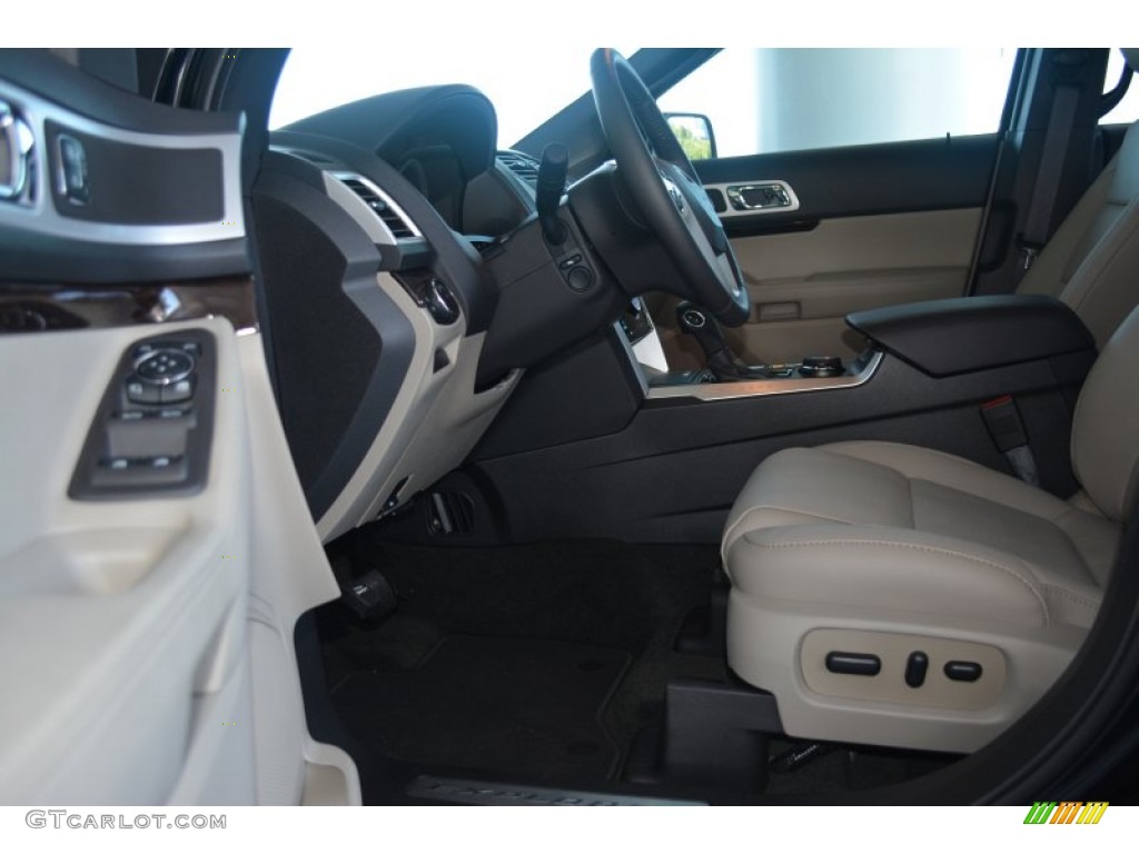 2015 Explorer Limited 4WD - Dark Side / Medium Light Stone photo #6