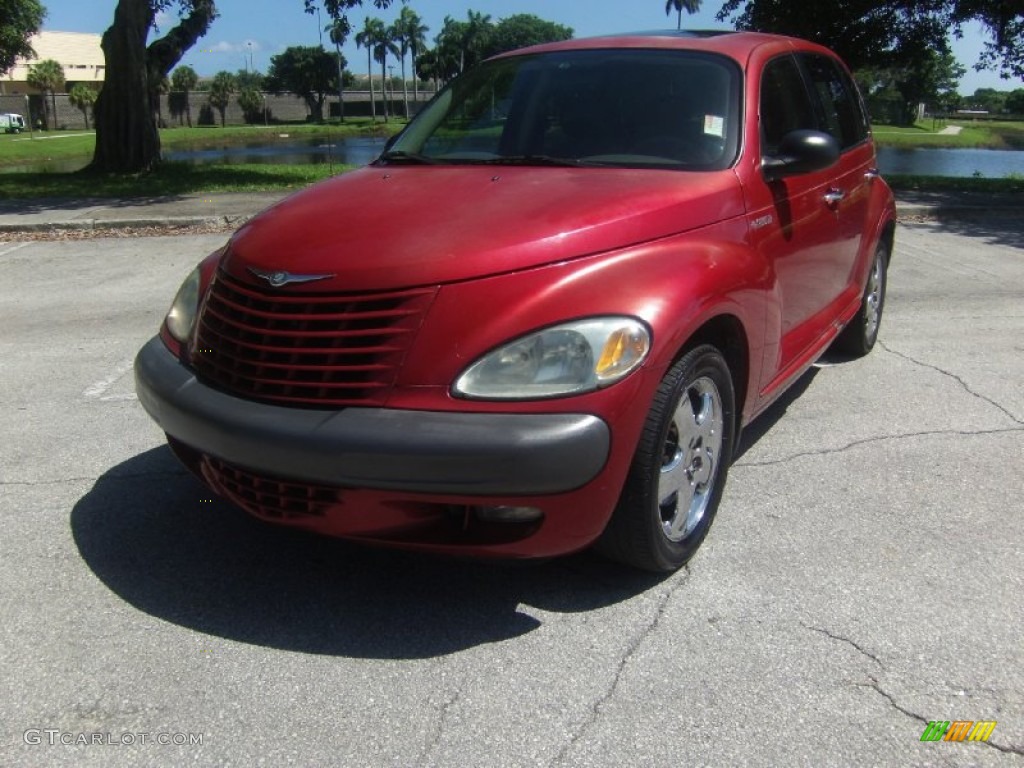 2001 PT Cruiser Limited - Inferno Red Pearl / Taupe/Pearl Beige photo #1