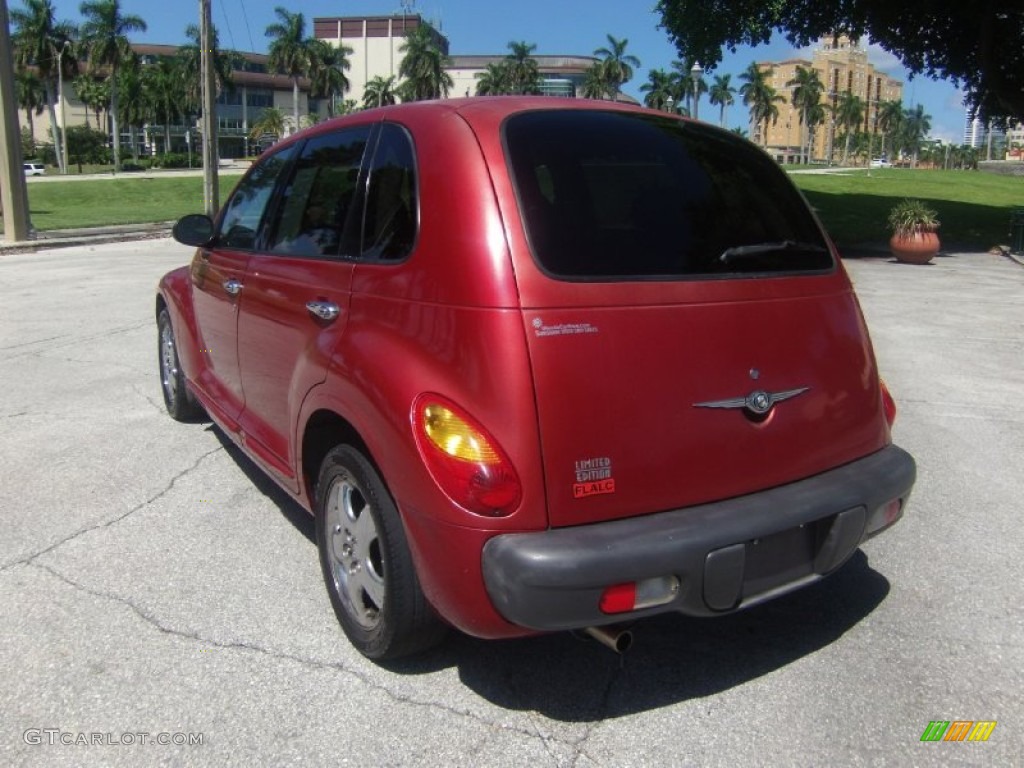 2001 PT Cruiser Limited - Inferno Red Pearl / Taupe/Pearl Beige photo #3
