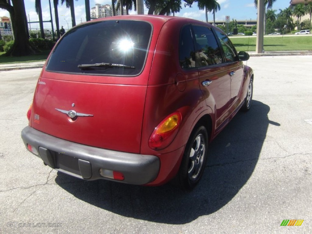 2001 PT Cruiser Limited - Inferno Red Pearl / Taupe/Pearl Beige photo #4