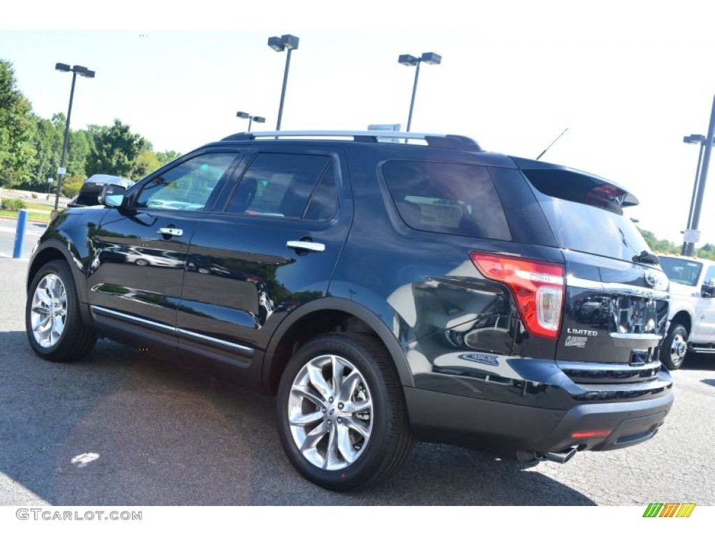 2015 Explorer Limited 4WD - Dark Side / Medium Light Stone photo #33
