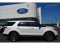 White Platinum 2015 Ford Explorer XLT Exterior