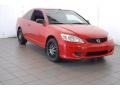 Rally Red 2004 Honda Civic Value Package Coupe