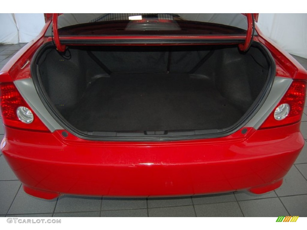 2004 Civic Value Package Coupe - Rally Red / Black photo #21