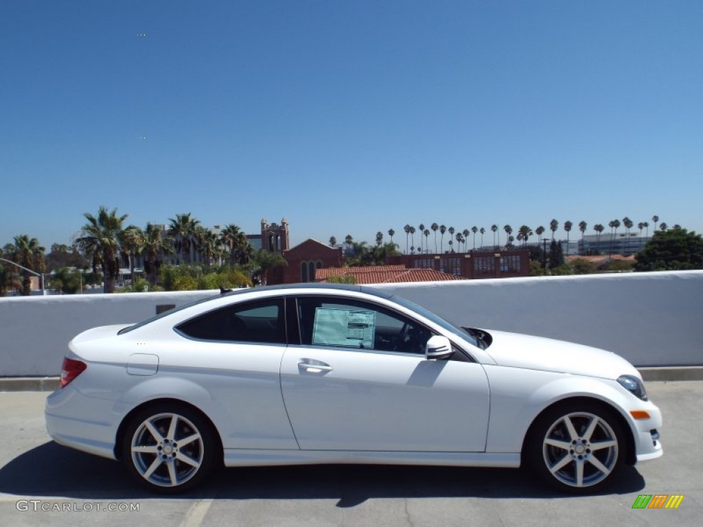 Polar White 2015 Mercedes-Benz C 250 Coupe Exterior Photo #96754663