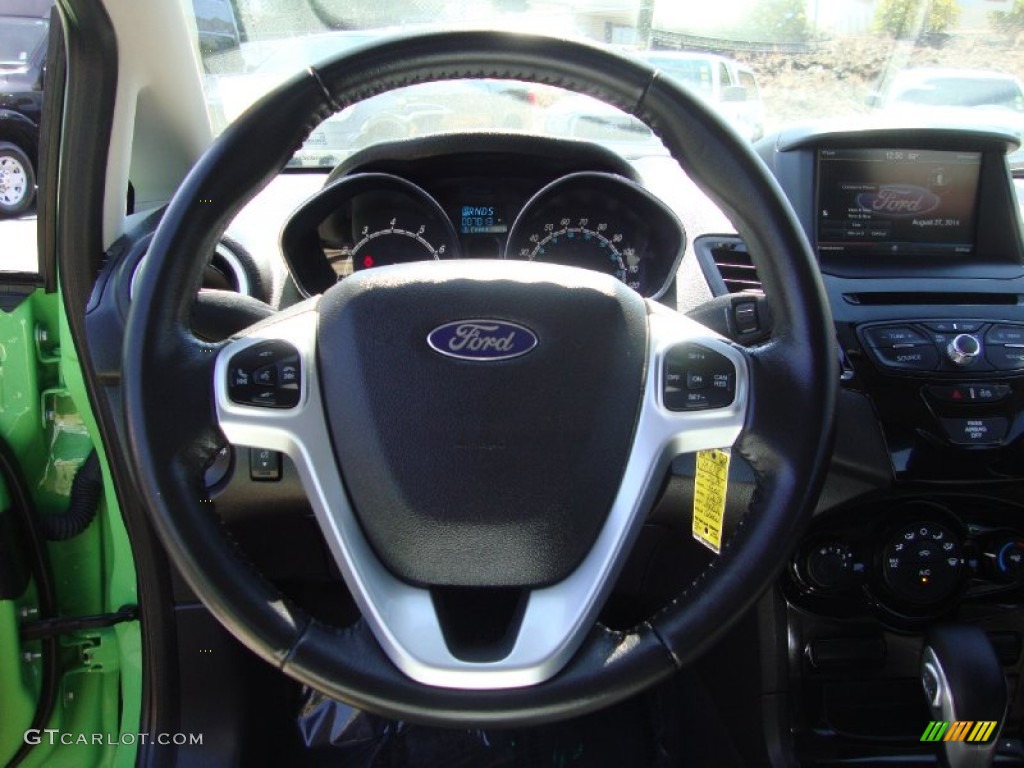 2014 Fiesta SE Hatchback - Green Envy / Charcoal Black photo #13