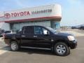 2004 Galaxy Black Nissan Titan LE Crew Cab 4x4  photo #2