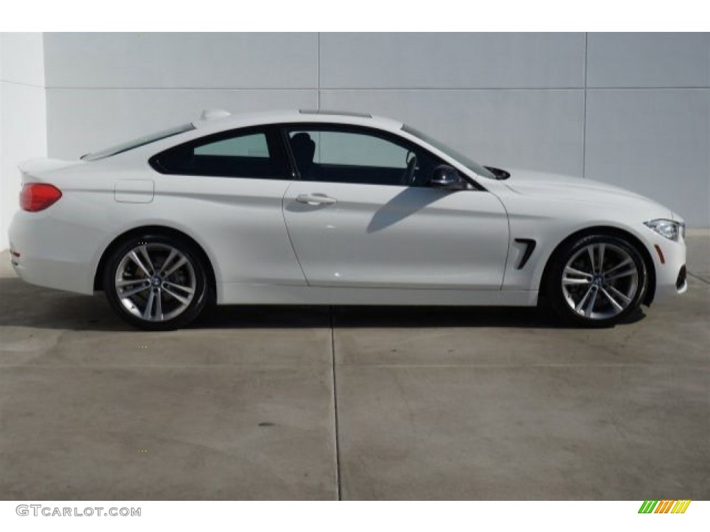 Alpine White 2015 BMW 4 Series 428i Coupe Exterior Photo #96757465