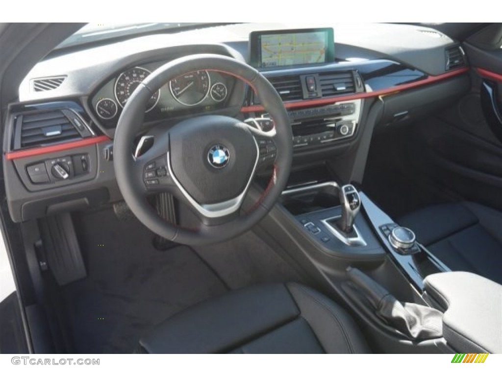 Black Interior 2015 BMW 4 Series 428i Coupe Photo #96757489
