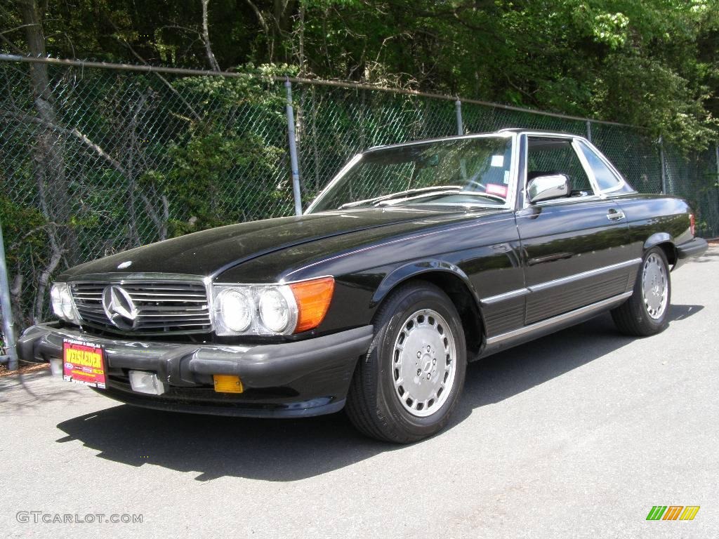 Black Mercedes-Benz SL Class