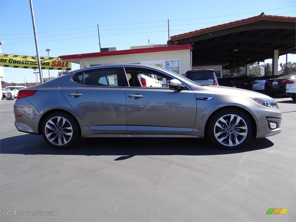 2015 Optima SX Turbo - Titanium Metallic / Black photo #2