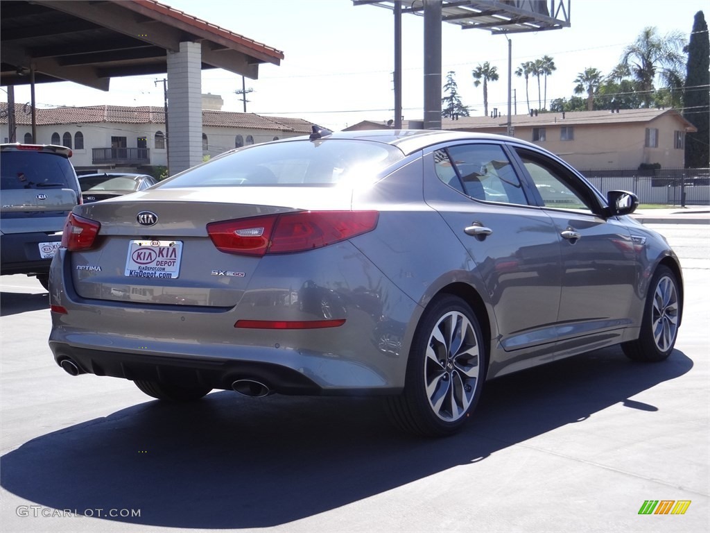 2015 Optima SX Turbo - Titanium Metallic / Black photo #3